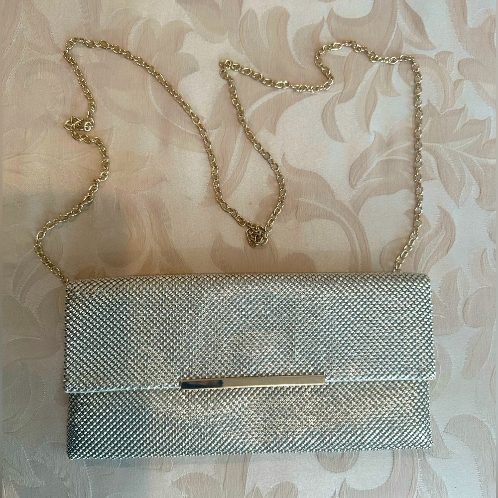 INC International Concepts Evening Gold Clutch